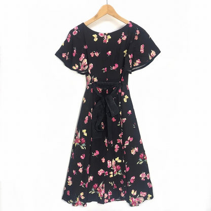 JILL STUART | ジルスチュアート ポリシアフラワーワンピース ワンピース 092-7240041 ブラック【倉吉店】