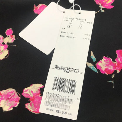 JILL STUART | ジルスチュアート ポリシアフラワーワンピース ワンピース 092-7240041 ブラック【倉吉店】