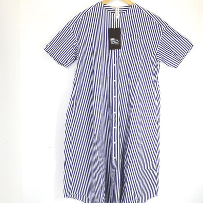 Traditional Weatherwear | トラディショナルウェザーウェア STANDARD SHIRT DRESS ストライプ柄 ワンピース L211OSFOP0202TO ブルー サイズ：S【倉吉店】
