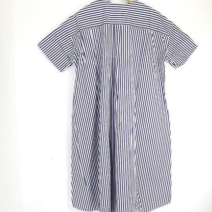 Traditional Weatherwear | トラディショナルウェザーウェア STANDARD SHIRT DRESS ストライプ柄 ワンピース L211OSFOP0202TO ブルー サイズ：S【倉吉店】