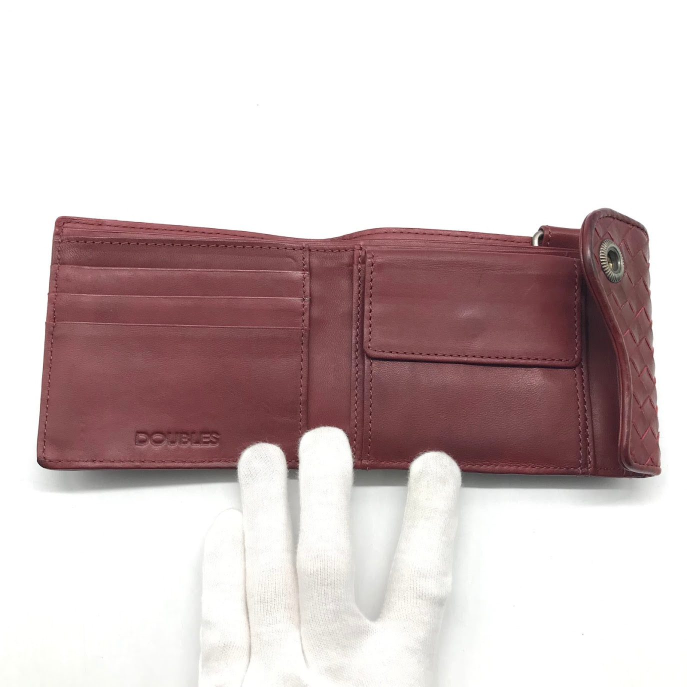 DOUBLES | ダブルス 二つ折り財布 レッド【倉吉店】