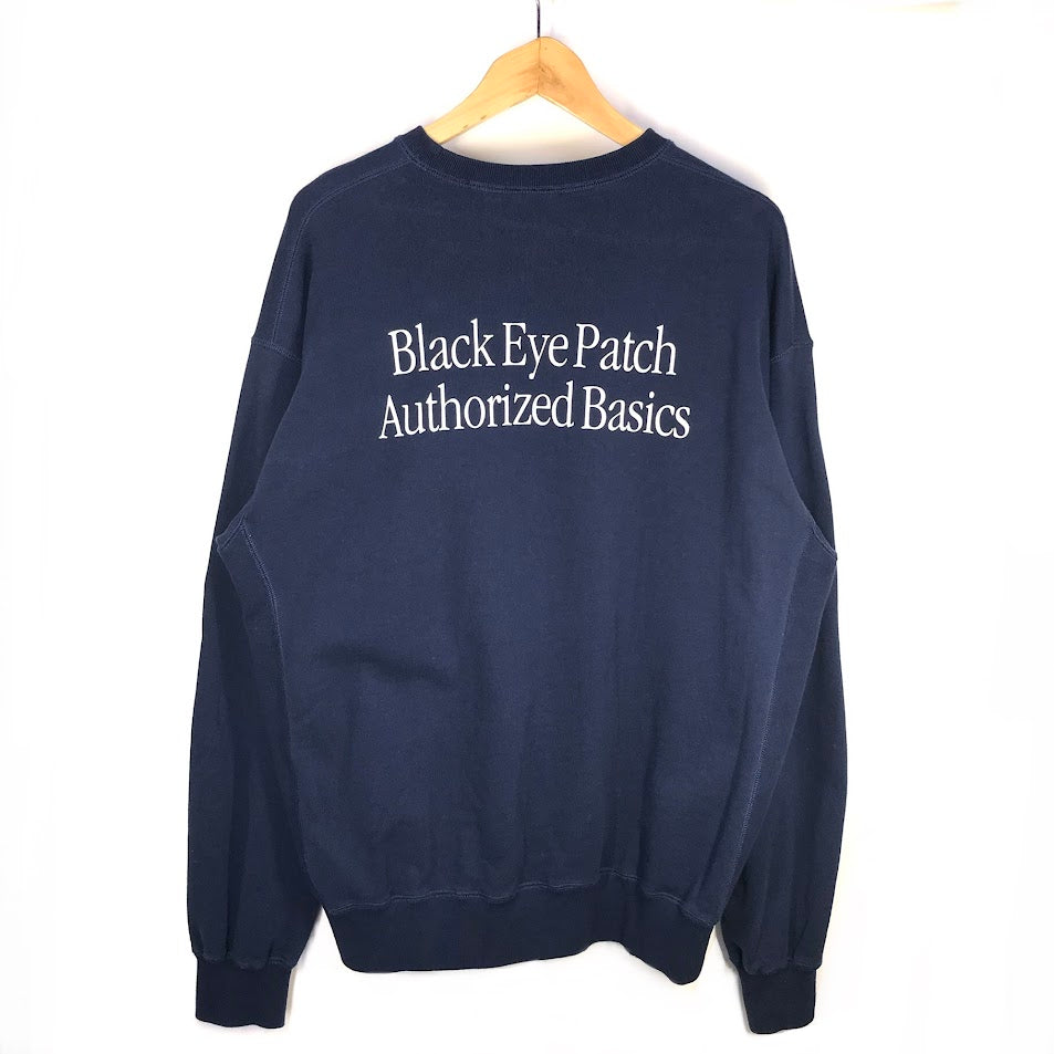 BlackEyePatch | ブラックアイパッチ BEP OS Logo Crew Sweat スウェット ネイビー サイズ：L【倉吉店】