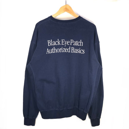 BlackEyePatch | ブラックアイパッチ BEP OS Logo Crew Sweat スウェット ネイビー サイズ：L【倉吉店】