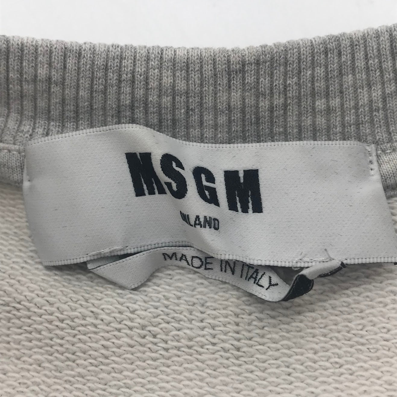 MSGM | エムエスジーエム スウェット 3540MM513 グレー サイズ：S【倉吉店】