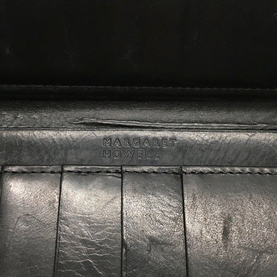 PORTER | ポーター MARGARET HOWELL別注 OIL FINISH LEATHER 長財布 579-7172001 ブラック【倉吉店】