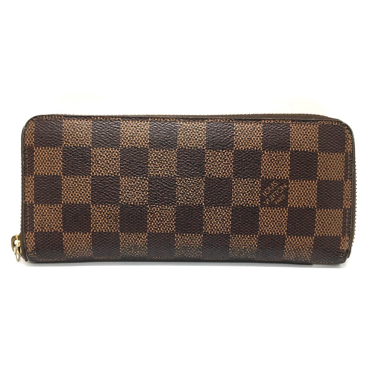 LOUIS VUITTON | ルイ・ヴィトン ダミエ ポルトフォイユ・クレマンス ラウンドファスナー長財布 長財布 N60534 ブラウン【倉吉店】