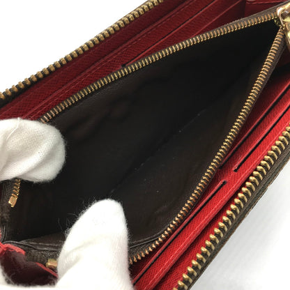 LOUIS VUITTON | ルイ・ヴィトン ダミエ ポルトフォイユ・クレマンス ラウンドファスナー長財布 長財布 N60534 ブラウン【倉吉店】