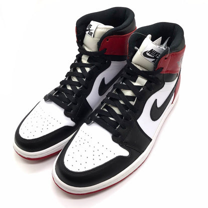 NIKE | ナイキ AIR JORDAN 1 RETRO HIGH OG "BLACK TOE" スニーカー 555088-184 レッド【倉吉店】