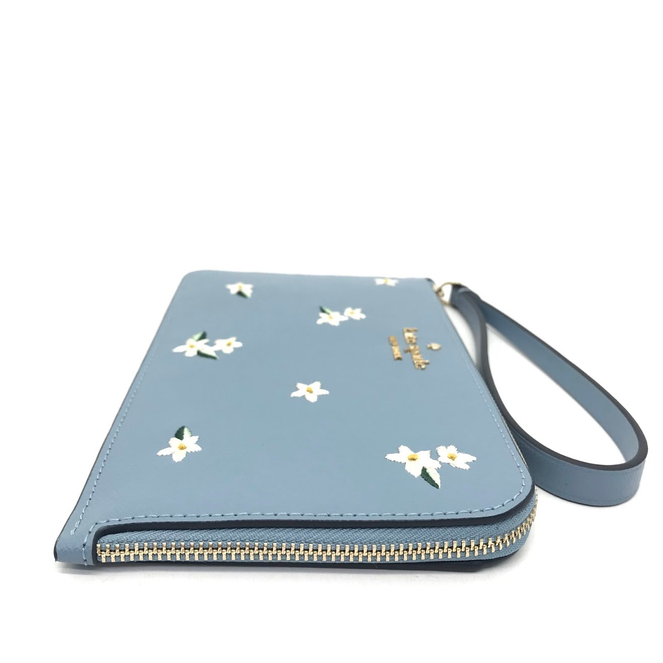 kate spade NEW YORK | ケイトスペードニューヨーク ルーシー フローラル エンブロイダード 花刺繍 ポーチ KD903 ブルー【倉吉店】