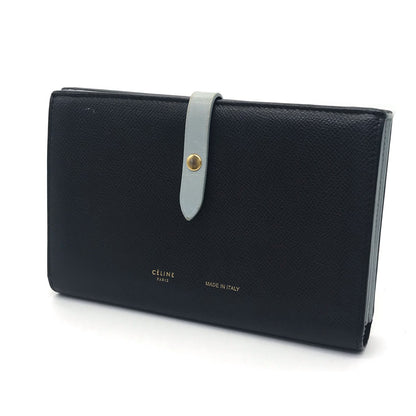 CELINE | セリーヌ ラージストラップマルチファンクション/二つ折り財布 二つ折り財布 ブラック【倉吉店】