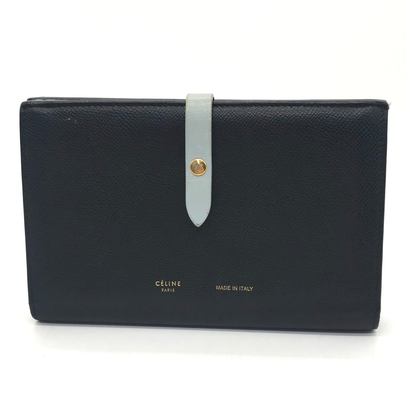 CELINE | セリーヌ ラージストラップマルチファンクション/二つ折り財布 二つ折り財布 ブラック【倉吉店】