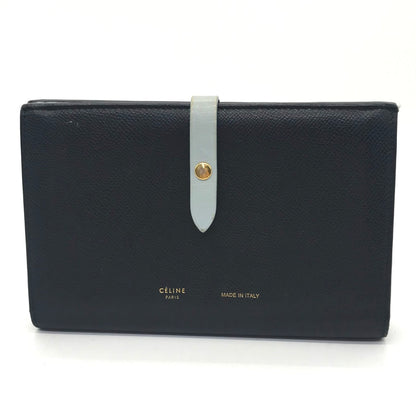 CELINE | セリーヌ ラージストラップマルチファンクション/二つ折り財布 二つ折り財布 ブラック【倉吉店】
