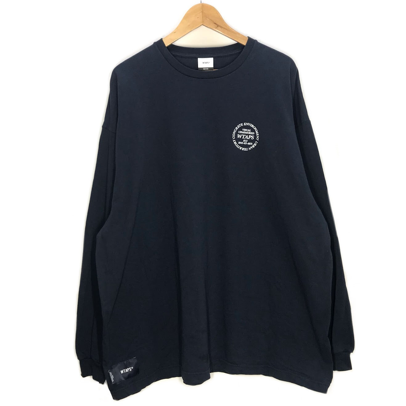 W)TAPS | ダブルタップス 23SS/URBAN TRANSITION LS COTTON 長袖Ｔシャツ 231ATDT-LTM03S ネイビー サイズ：4【倉吉店】