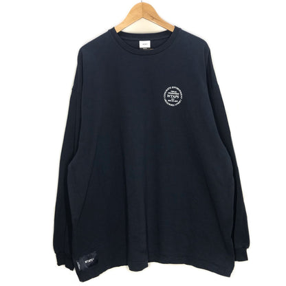 W)TAPS | ダブルタップス 23SS/URBAN TRANSITION LS COTTON 長袖Ｔシャツ 231ATDT-LTM03S ネイビー サイズ：4【倉吉店】