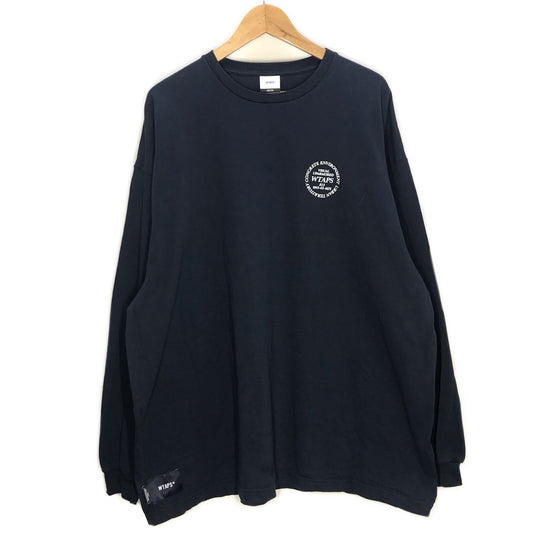 W)TAPS | ダブルタップス 23SS/URBAN TRANSITION LS COTTON 長袖Ｔシャツ 231ATDT-LTM03S ネイビー サイズ：4【倉吉店】