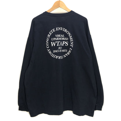 W)TAPS | ダブルタップス 23SS/URBAN TRANSITION LS COTTON 長袖Ｔシャツ 231ATDT-LTM03S ネイビー サイズ：4【倉吉店】