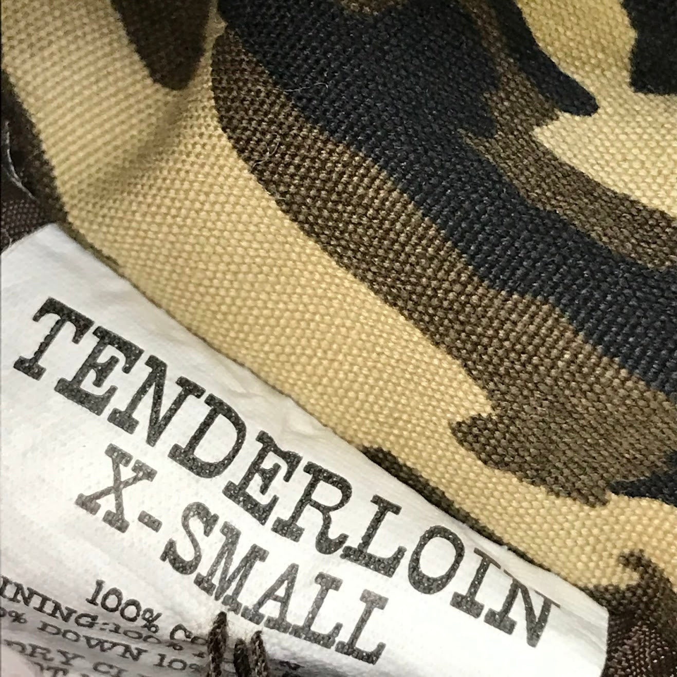 TENDERLOIN | テンダーロイン ダウンジャケット カモ サイズ：XS【倉吉店】