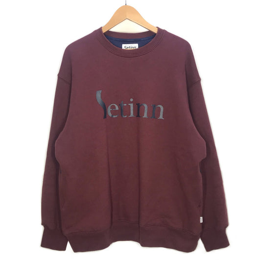 Setinn｜セットイン　24SS/Tour Crew Sweat ツアークルー スウェット stn-24s-009 ボルドー サイズ：L【倉吉店】