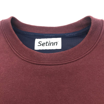 Setinn｜セットイン　24SS/Tour Crew Sweat ツアークルー スウェット stn-24s-009 ボルドー サイズ：L【倉吉店】