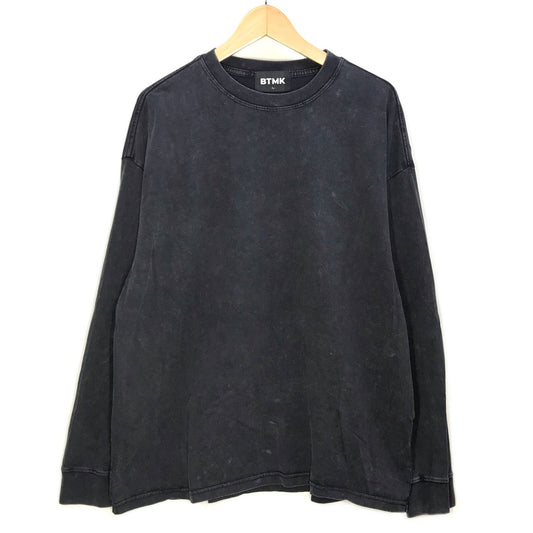 L/S TEE washed ウォッシュド加工 長袖Ｔシャツ W0156T10 ブラック サイズ：L【倉吉店】