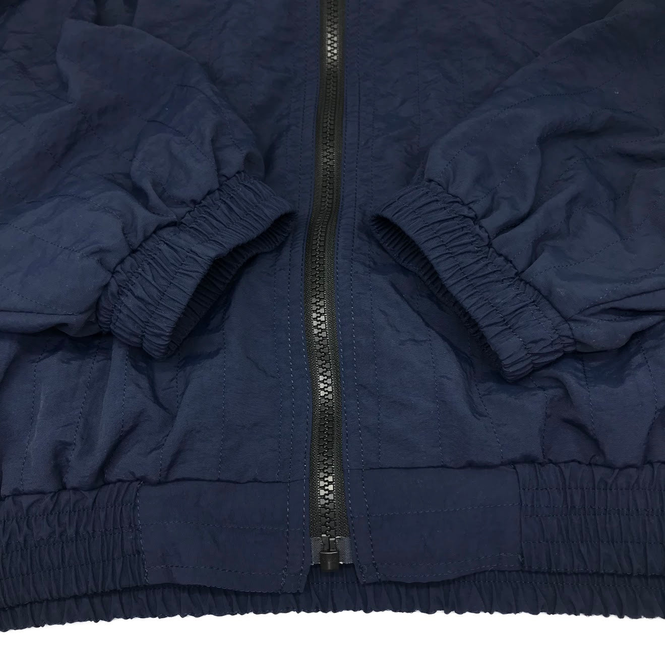 S.F.C ｜ エスエフシー　ストライプスフォークリエイティブ 】ストライプ ステッチ ジャケット STRIPE STITCH JACKET ナイロンジャケット SFCSS24J05 ネイビー サイズ：XXL【倉吉店】