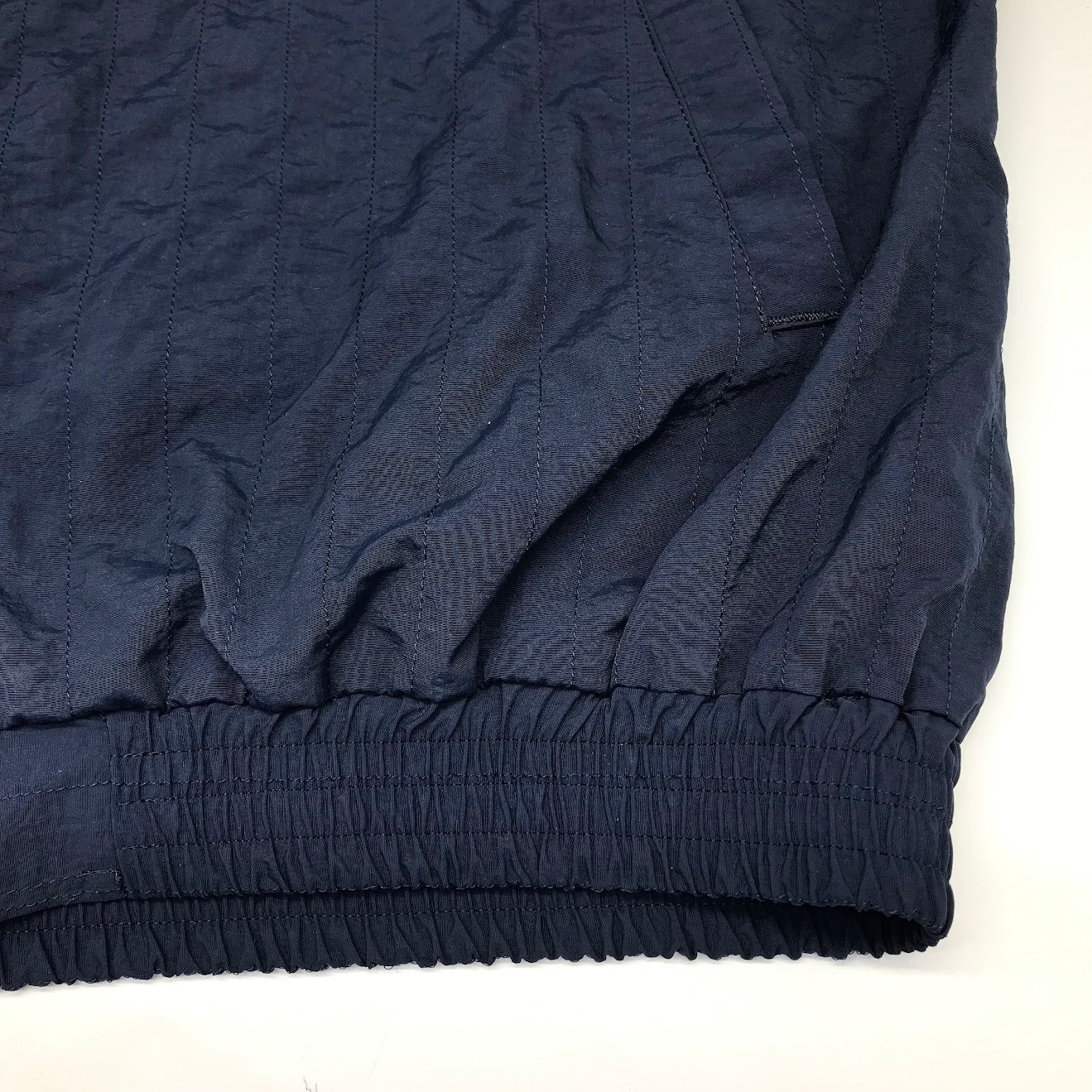 S.F.C ｜ エスエフシー　ストライプスフォークリエイティブ 】ストライプ ステッチ ジャケット STRIPE STITCH JACKET ナイロンジャケット SFCSS24J05 ネイビー サイズ：XXL【倉吉店】