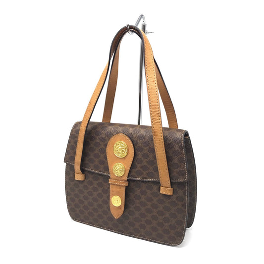 CELINE | セリーヌ マカダム柄 メダル トートバッグ F/01 ブラウン【倉吉店】