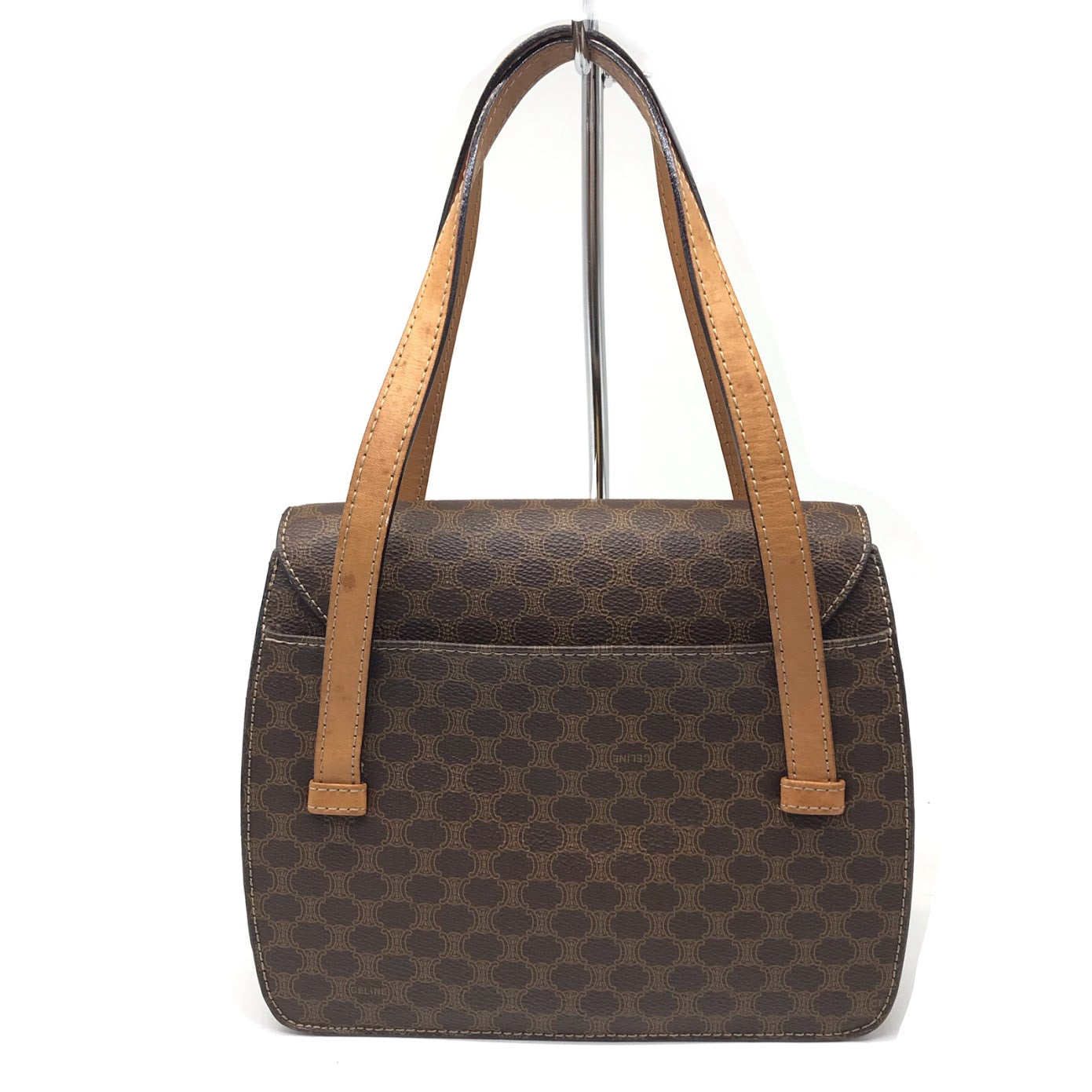 CELINE | セリーヌ マカダム柄 メダル トートバッグ F/01 ブラウン【倉吉店】