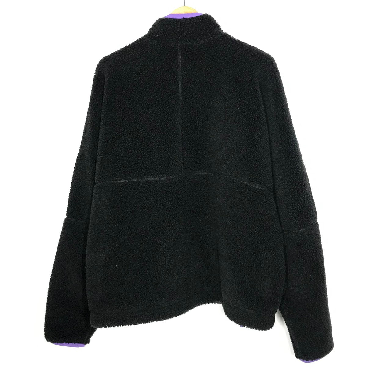 NIKE | ナイキ M NK CLUB+ WINTER HZ ANORAK フリースアノラック その他トップス DQ4881-010 ブラック×パープル サイズ：XL【倉吉店】