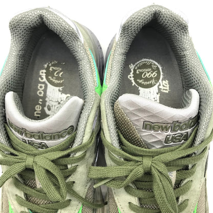 NEW BALANCE | ニューバランス KEEP YOUR FAMILY CLOSE スニーカー M990PP3 グリーン 27cm【倉吉店】