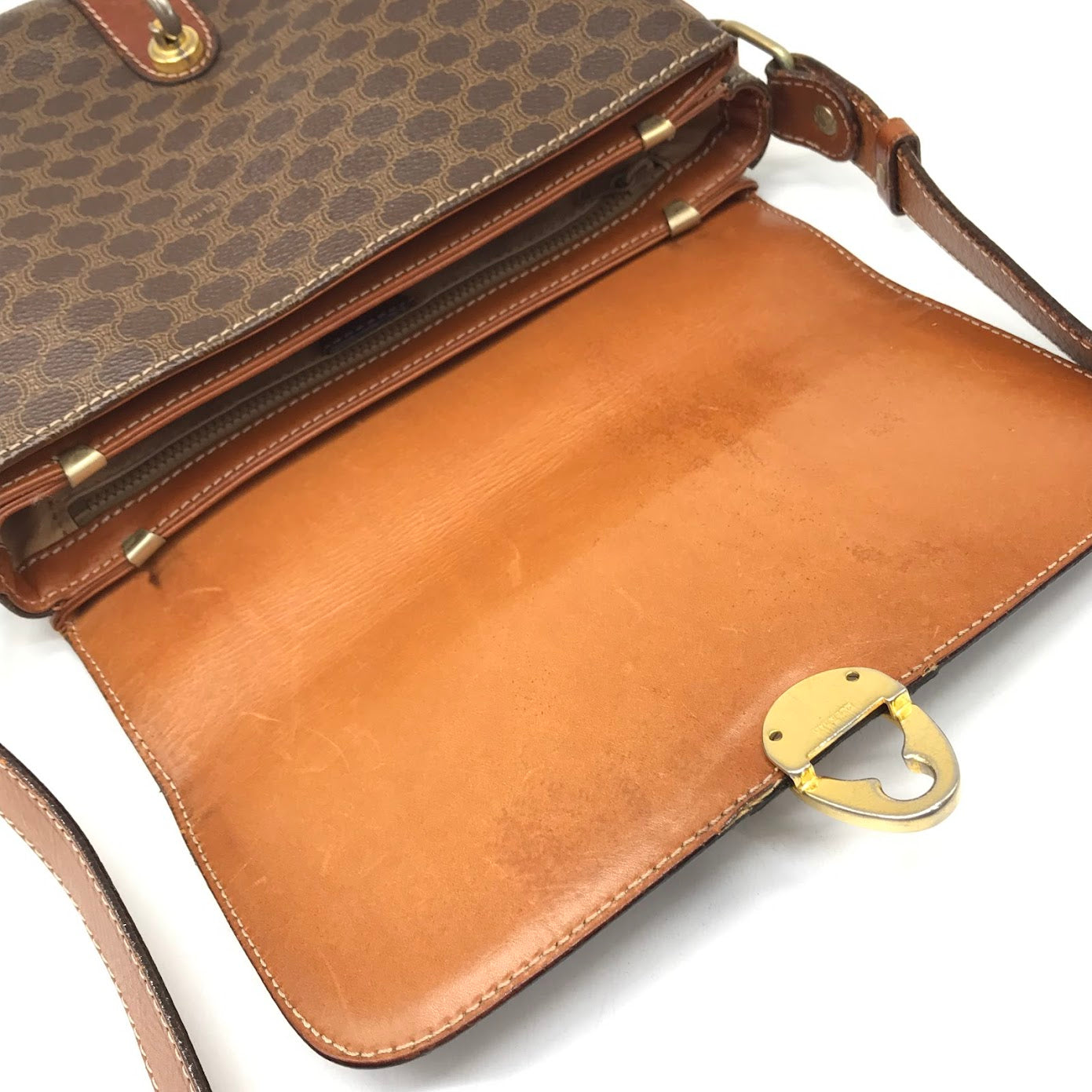 CELINE | セリーヌ マカダム柄 ショルダーバッグ M07 ブラウン【倉吉店】