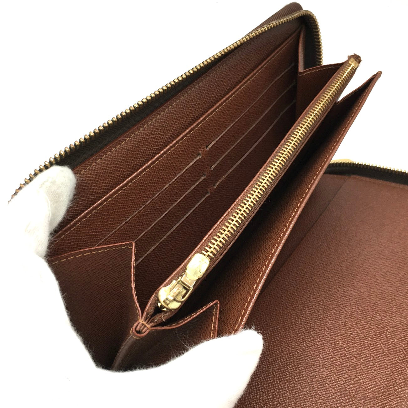 LOUIS VUITTON | ルイ・ヴィトン モノグラム ジッピーオーガナイザー ラウンドファスナー長財布 長財布 M60002 ブラウン【倉吉店】