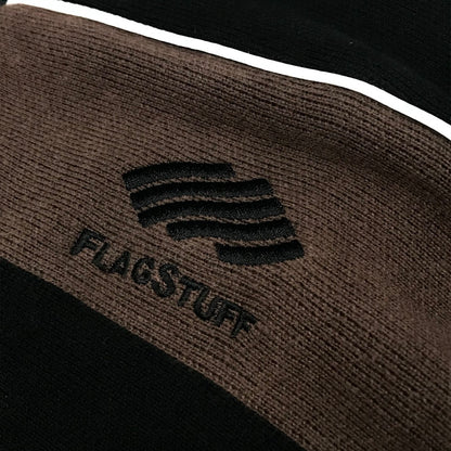 FLAGSTUFF | フラッグスタッフ 23SS KNIT BLOUSON ニットブルゾン ブルゾン FS1095/23SS-FS-08 ブラウン サイズ：M【倉吉店】