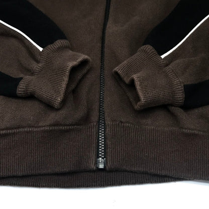 FLAGSTUFF | フラッグスタッフ 23SS KNIT BLOUSON ニットブルゾン ブルゾン FS1095/23SS-FS-08 ブラウン サイズ：M【倉吉店】