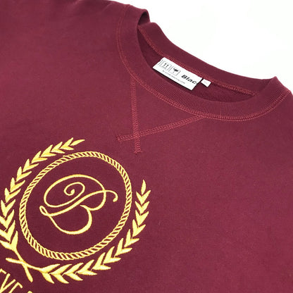 BlackEyePatch | ブラックアイパッチ ROYAL EMBLEM CREW SWEAT スウェット ボルドー/バーガンディー サイズ：XL【倉吉店】