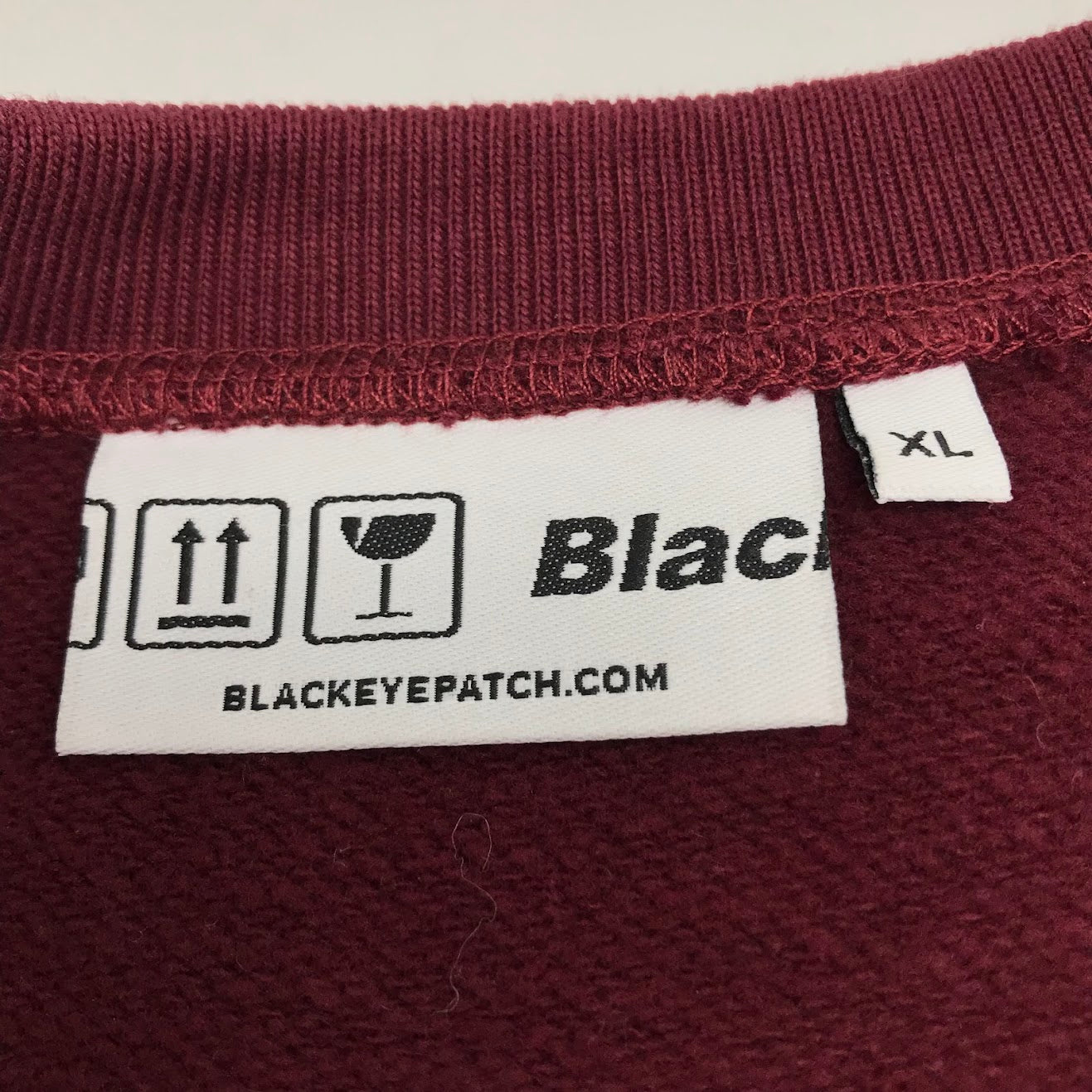 BlackEyePatch | ブラックアイパッチ ROYAL EMBLEM CREW SWEAT スウェット ボルドー/バーガンディー サイズ：XL【倉吉店】