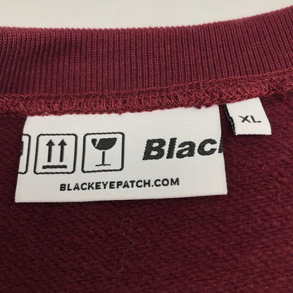 BlackEyePatch | ブラックアイパッチ ROYAL EMBLEM CREW SWEAT スウェット ボルドー/バーガンディー サイズ：XL【倉吉店】