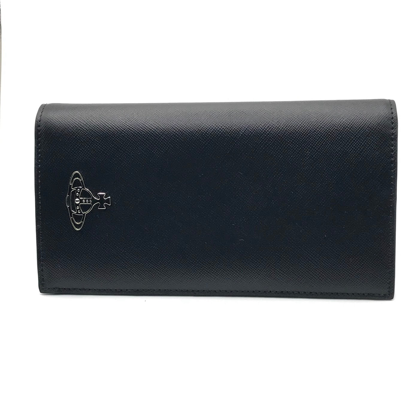 Vivienne Westwood | ヴィヴィアンウエストウッド KENT LONG WALLET WITH ZIP 二つ折り長財布 長財布 51050057 ブラック【倉吉店】