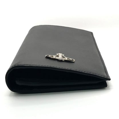 Vivienne Westwood | ヴィヴィアンウエストウッド KENT LONG WALLET WITH ZIP 二つ折り長財布 長財布 51050057 ブラック【倉吉店】