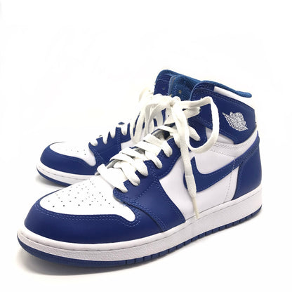 NIKE | ナイキ GIRLS AIR JORDAN 1 RETRO HIGH OG BG スニーカー 575441-127 ブルー 24.5cm【倉吉店】