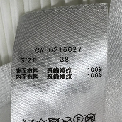 CELFORD | セルフォード ラッフルプリーツワンピース ワンピース CWFO215027 ホワイト サイズ：38【倉吉店】