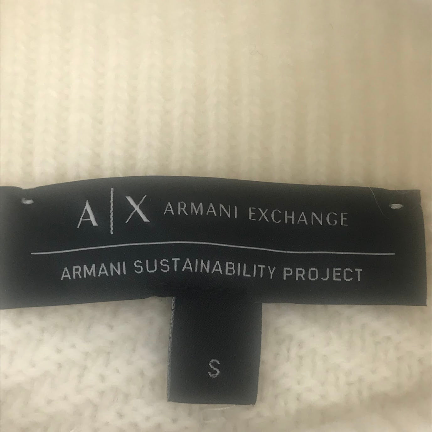 ARMANI EXCHANGE | アルマーニエクスチェンジ ニットベスト ベスト 6LYM1L アイボリー サイズ：S【倉吉店】