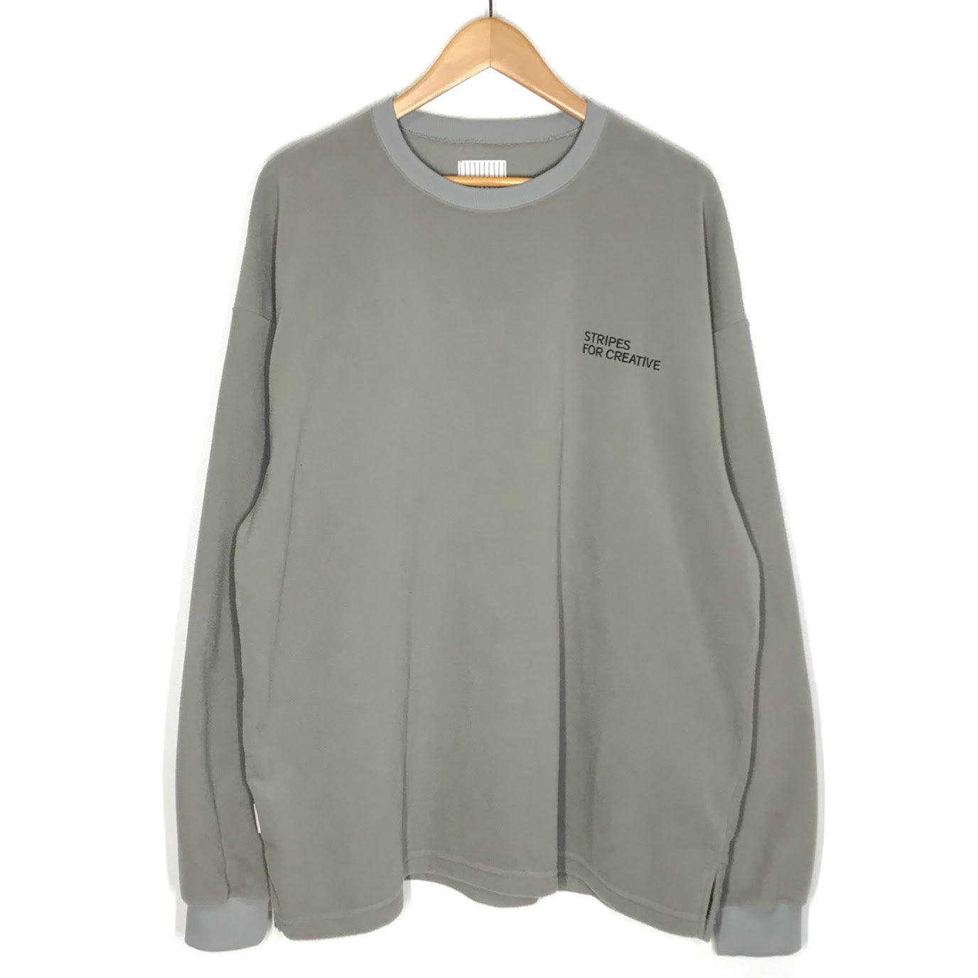 Stripes For Creative｜ストライプフォークリエイティブ　BASIC FLEECE 長袖トップス その他トップス カーキグリーン サイズ：L【倉吉店】