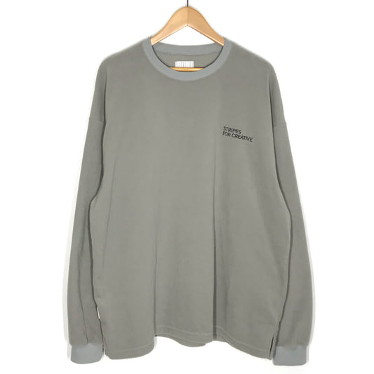 Stripes For Creative｜ストライプフォークリエイティブ　BASIC FLEECE 長袖トップス その他トップス カーキグリーン サイズ：L【倉吉店】