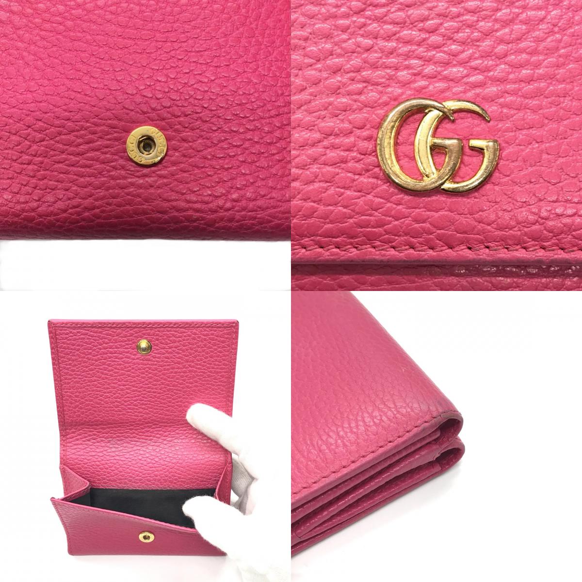 GUCCI | グッチ 3つ折り財布 三つ折り財布 474746 ピンク【倉吉店】