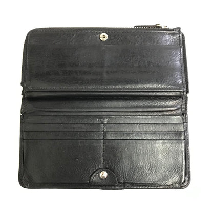 PORTER | ポーター MARGARET HOWELL (マーガレット ハウエル別注) OIL FINISH LEATHER 長財布 長財布 579-7172001 ブラック【倉吉店】