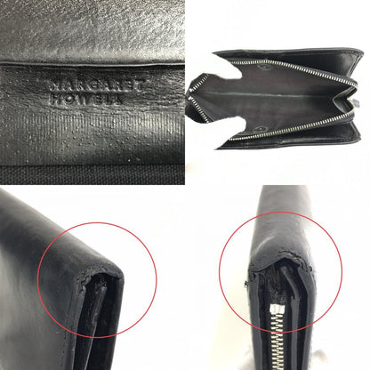 PORTER | ポーター MARGARET HOWELL (マーガレット ハウエル別注) OIL FINISH LEATHER 長財布 長財布 579-7172001 ブラック【倉吉店】