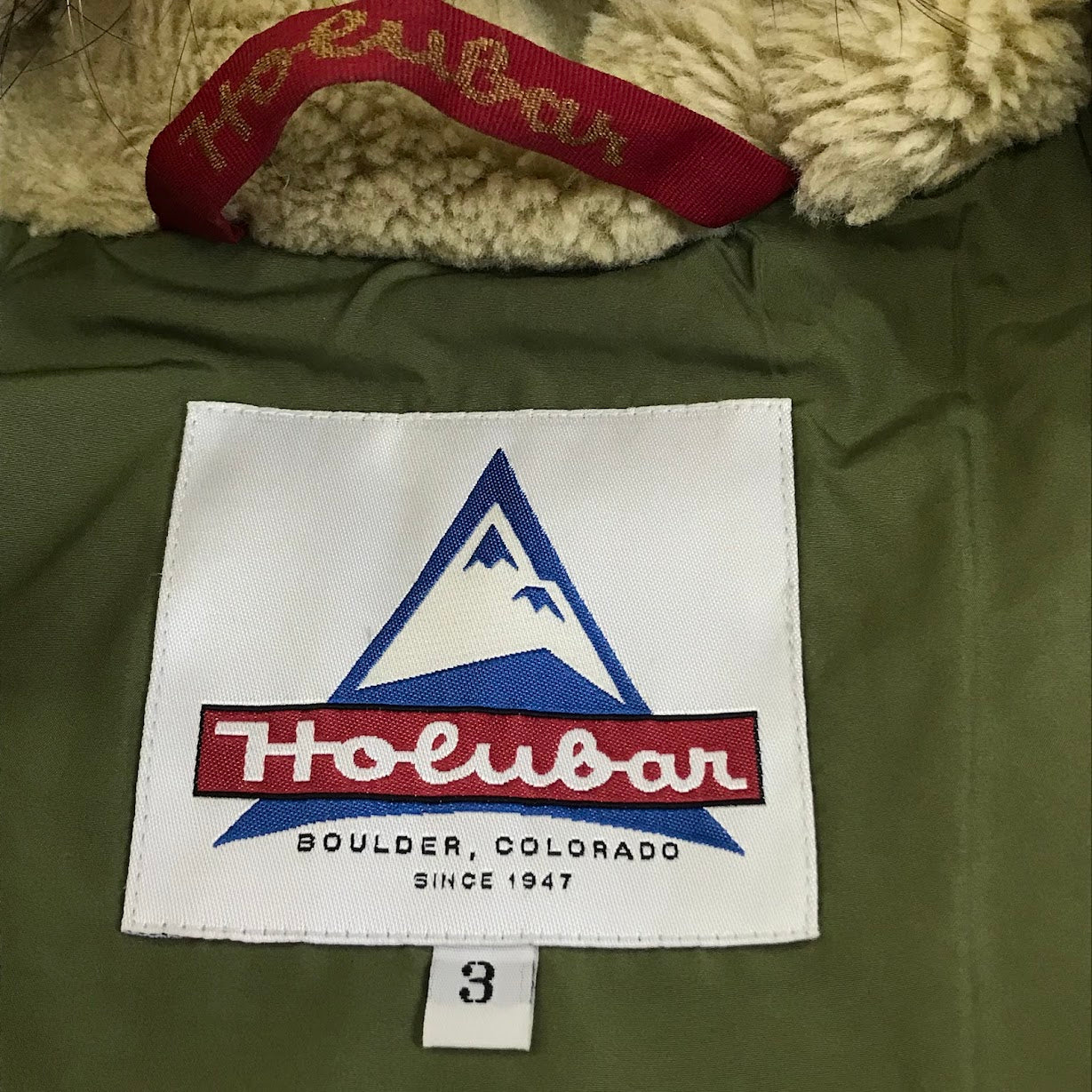 HOLUBAR MOUNTAINEERI | ホルバーマウンテニアリング SVEN PARKA ダウンジャケット グリーン サイズ：3【倉吉店】