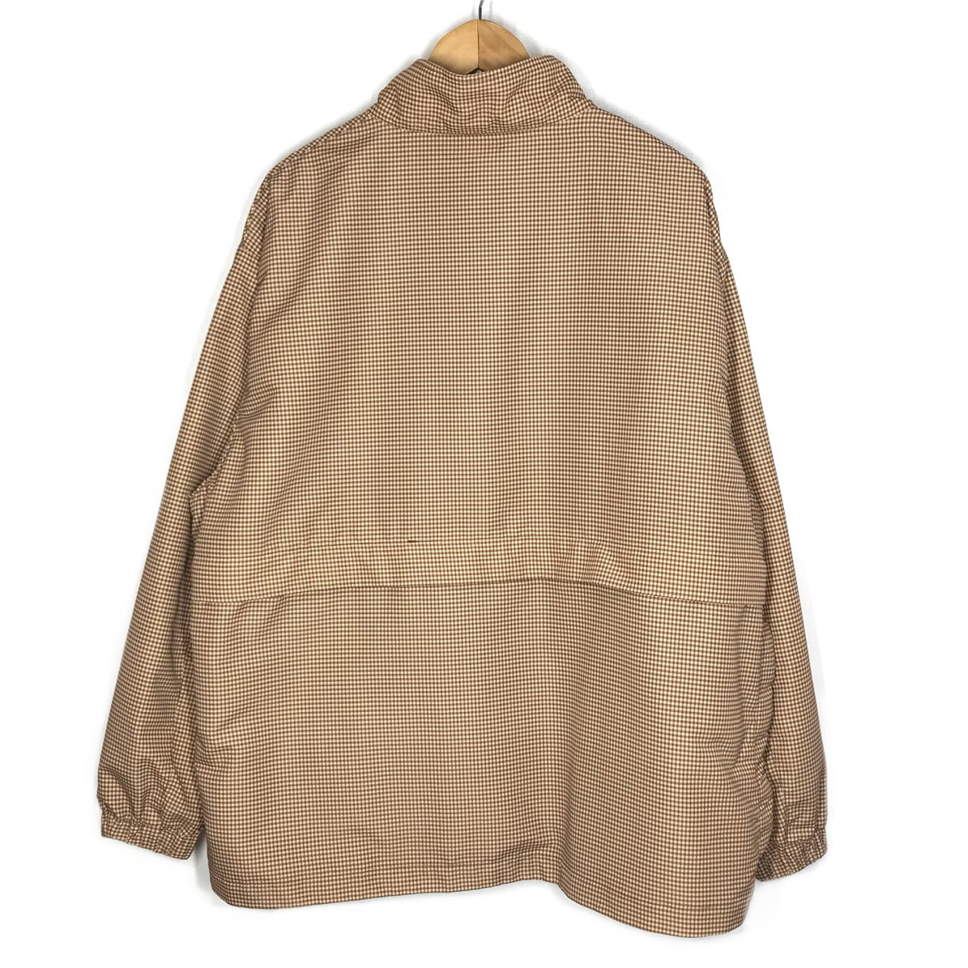 Setinn｜セットイン　Ballperson Jacket ナイロンジャケット ギンガムチェック ブラウン サイズ：XL【倉吉店】