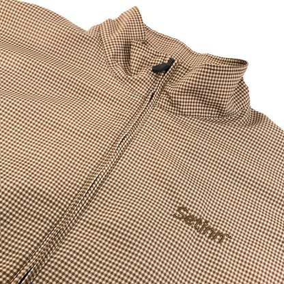 Setinn｜セットイン　Ballperson Jacket ナイロンジャケット ギンガムチェック ブラウン サイズ：XL【倉吉店】